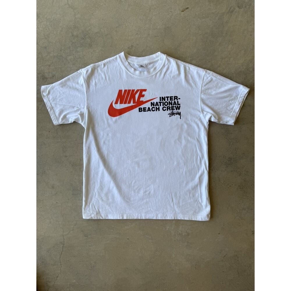 Nike x Stussy International Beach Crew T-Shirt White